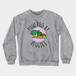 Powered By Veggies Crewneck Sweatshirt